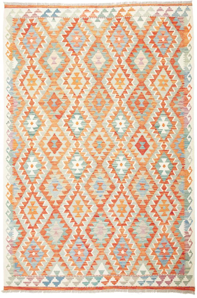 Afghaans tapijt Kilim  Afghan 253x169 253x169, Perzisch tapijt Handgeweven