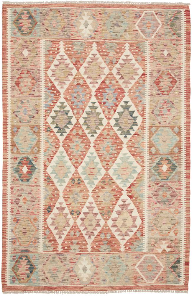 Tapis afghan Kilim Afghan 194x124 194x124, Tapis persan Tissé à la main