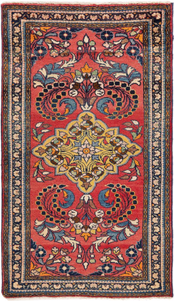 Perserteppich Lillian Alt 3'11"x2'4" 3'11"x2'4", Perserteppich Handgeknüpft