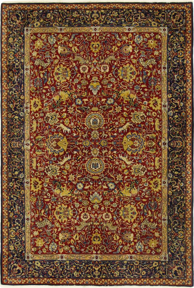 Alfombra china Isfahán 241x163 241x163, Alfombra persa Anudado a mano