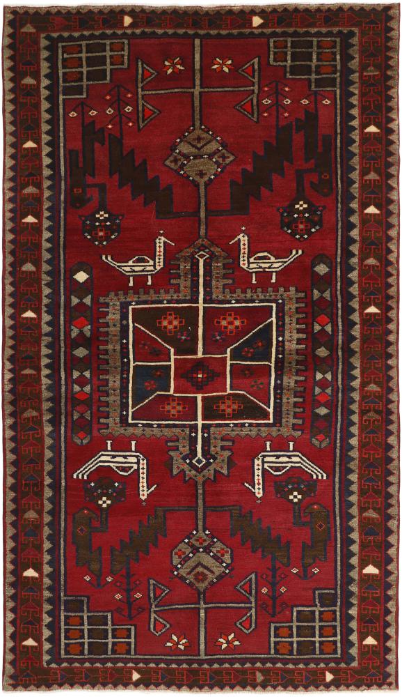 Persian Rug Lori 9'0"x5'2" 9'0"x5'2", Persian Rug Knotted by hand
