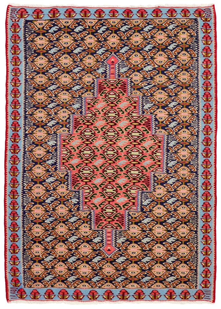 Tapete persa Kilim Senneh 103x78 103x78, Tapete persa Atado à mão