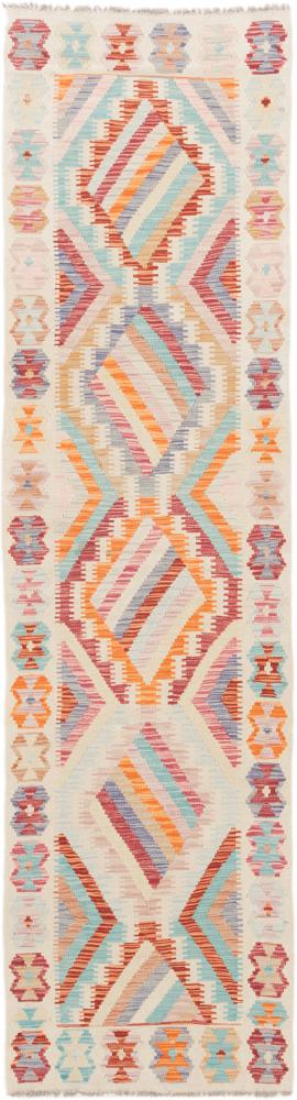 Tapete afegão Kilim Afegão 293x78 293x78, Tapete persa Tecido à mão