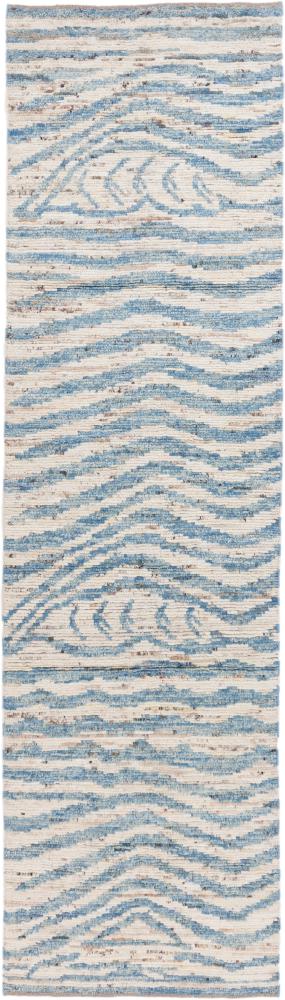 Alfombra afgana Berber Design 385x104 385x104, Alfombra persa Anudado a mano