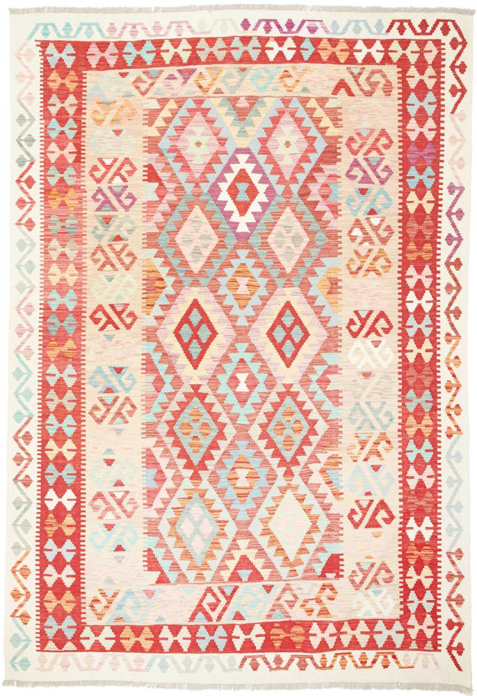 Afghanischer Teppich Kelim  Afghan 251x170 251x170, Perserteppich Handgewebt