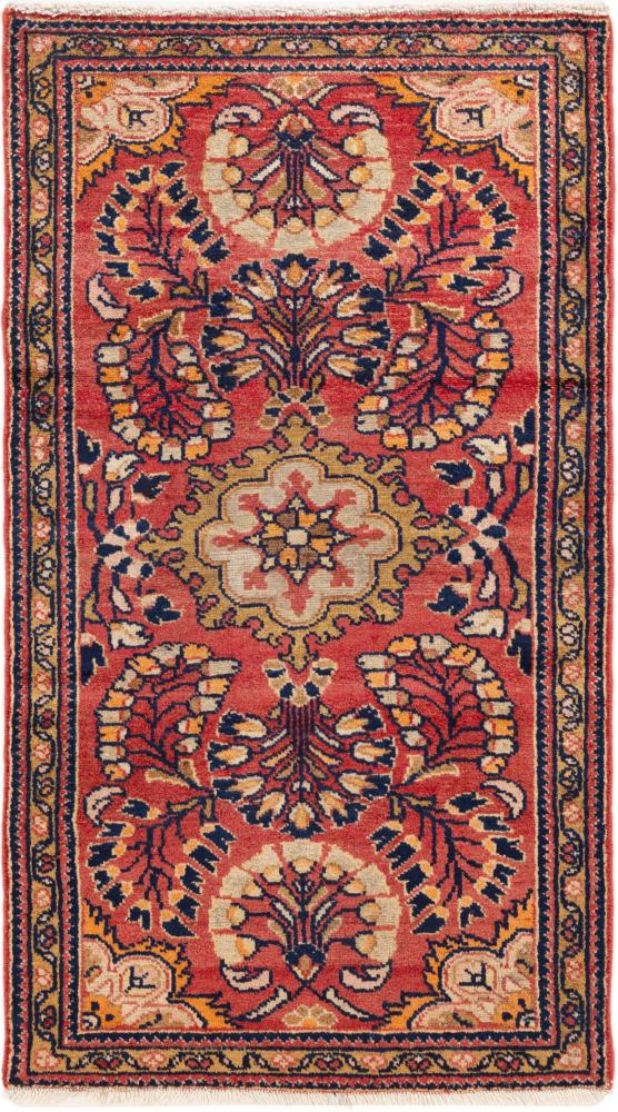Persian Rug Lillian Old 117x65 117x65, Persian Rug Knotted by hand