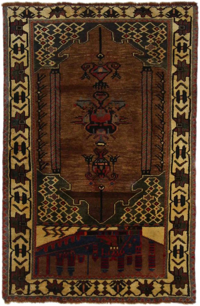 Tappeto persiano Shiraz 122x83 122x83, Tappeto persiano Annodato a mano