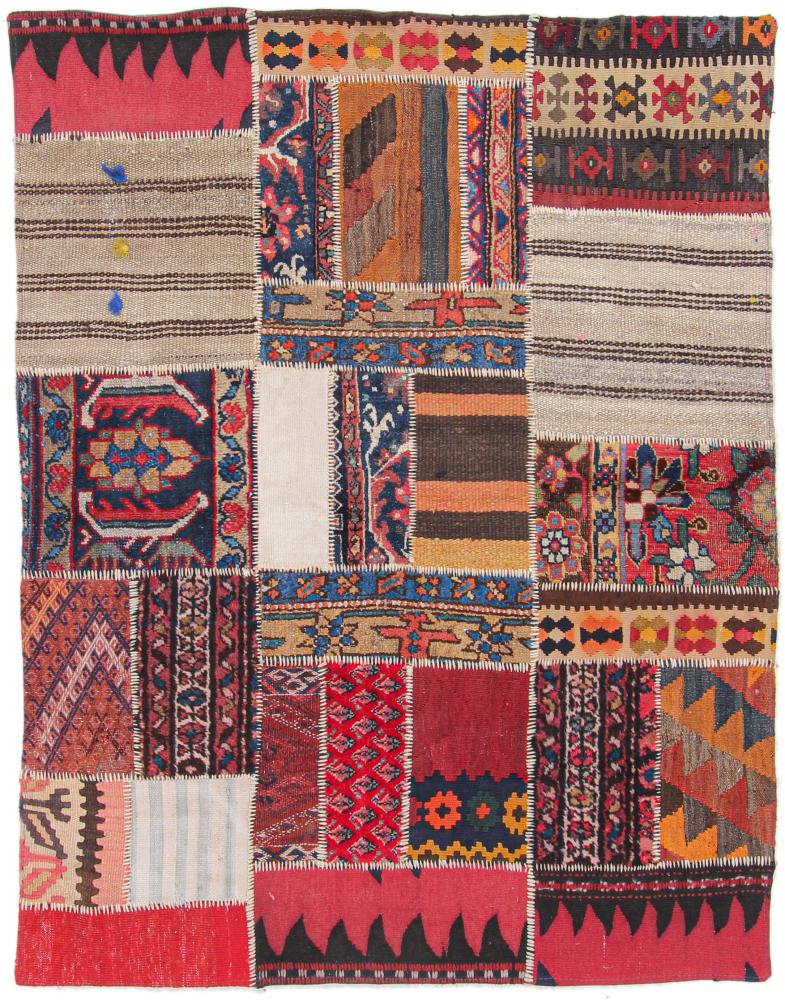 Perzsa szőnyeg Kilim Patchwork 159x126 159x126, Perzsa szőnyeg szőttesek