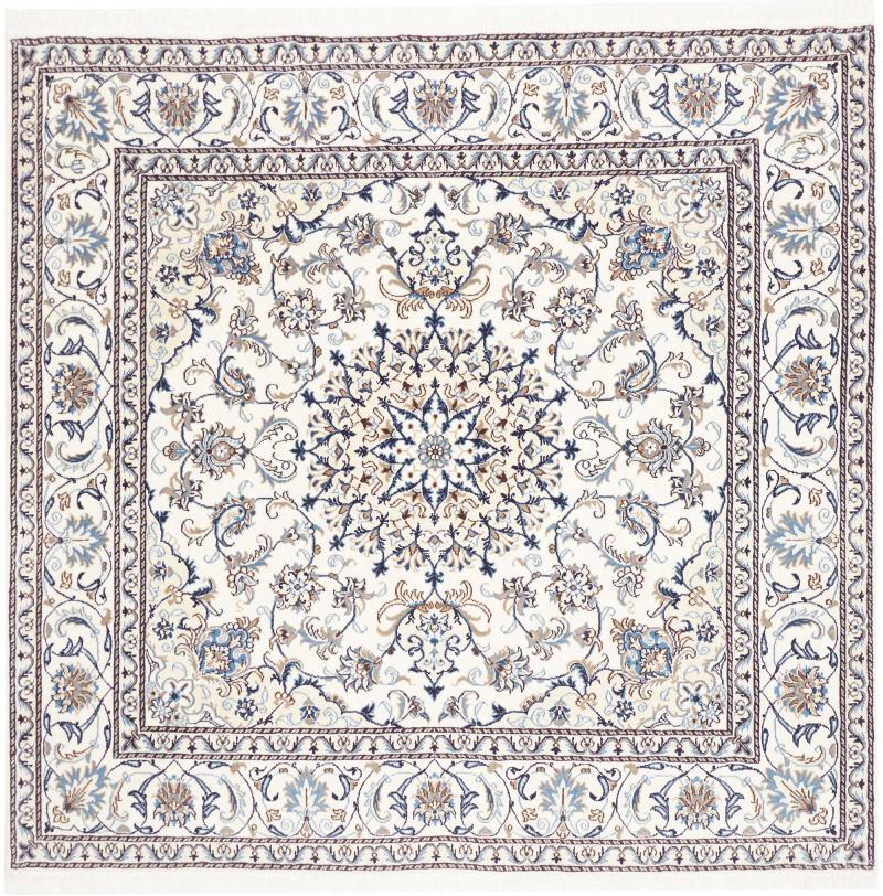 Alfombra persa Nain 197x199 197x199, Alfombra persa Anudado a mano