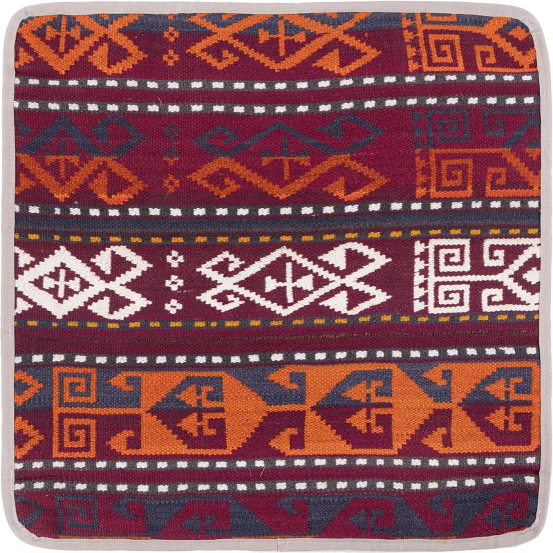 Afghanska mattan Kilim Afghan Kuddfodral 50x50 50x50, Persisk matta Knuten för hand