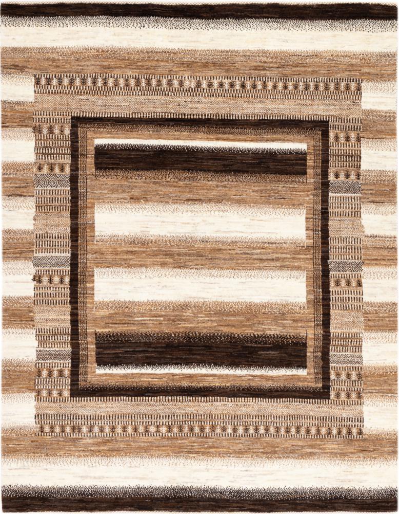 Tapis persan Persan Gabbeh Loribaft Essence 191x149 191x149, Tapis persan Noué à la main