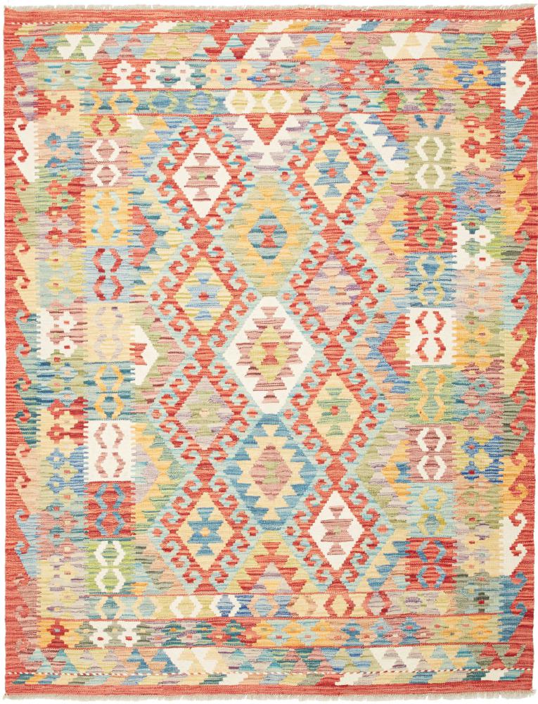 Afghanischer Teppich Kelim Afghan 198x151 198x151, Perserteppich Handgewebt