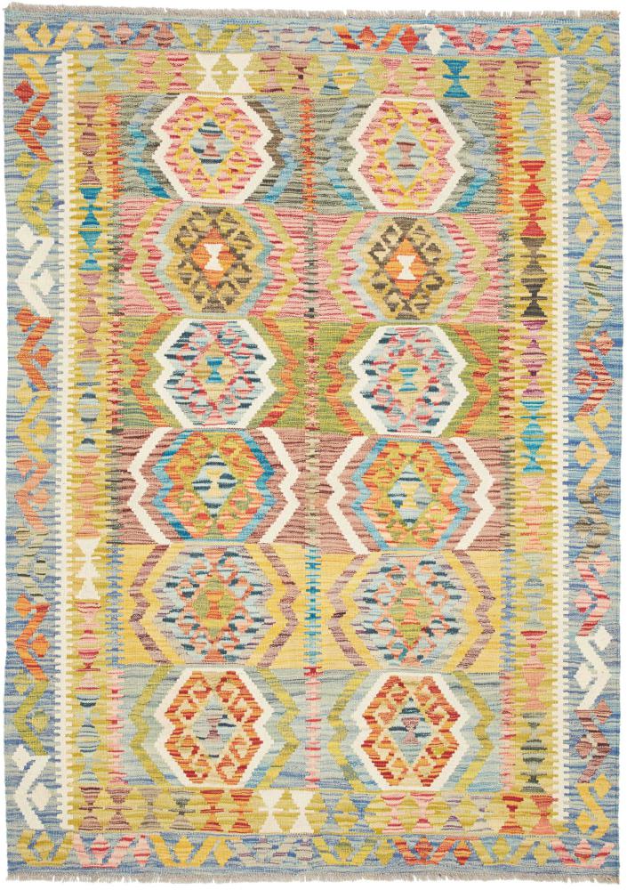 Tapis afghan Kilim Afghan 181x130 181x130, Tapis persan Tissé à la main
