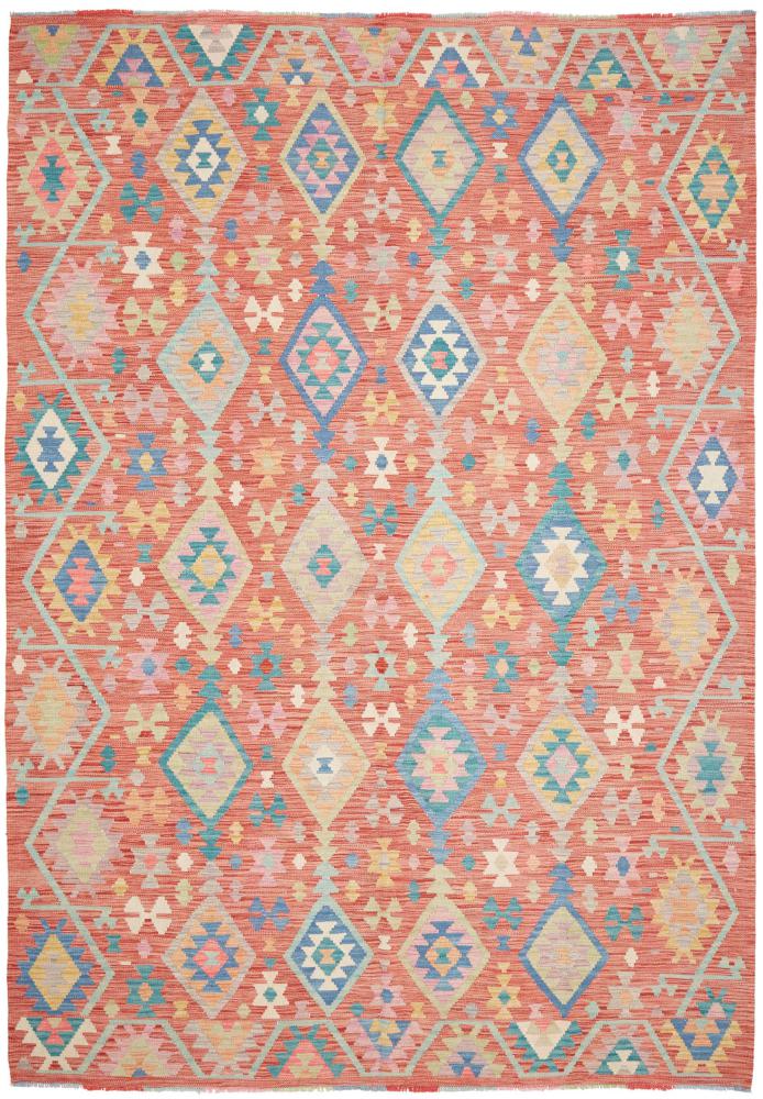 Afghan rug Kilim Afghan 9'10"x6'8" 9'10"x6'8", Persian Rug Woven by hand