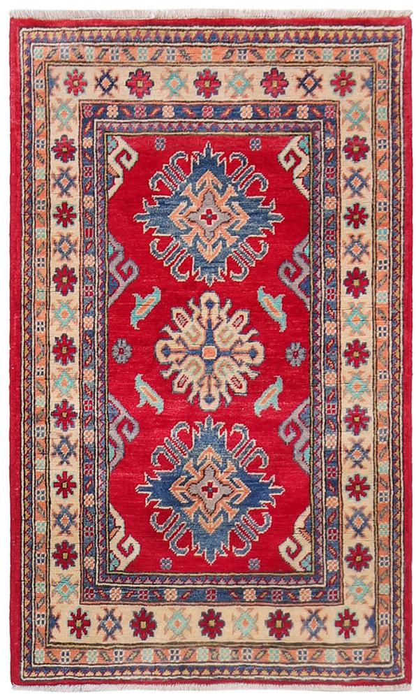 Afghaans tapijt Kazak Ghazni 136x81 136x81, Perzisch tapijt Handgeknoopte