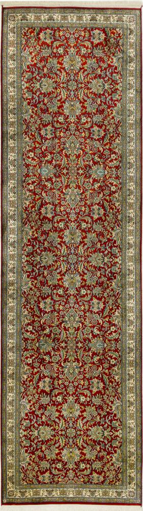 Indiaas tapijt Kasjmier Zijde 279x81 279x81, Perzisch tapijt Handgeknoopte