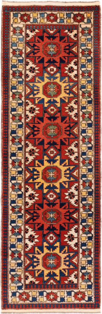 Orosz szőnyeg Kazak Antik 283x94 283x94, Perzsa szőnyeg Kézzel csomózott