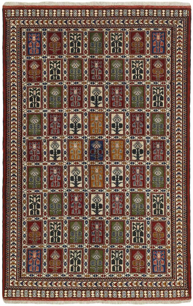Perzsa szőnyeg Turkaman 8'1"x5'2" 8'1"x5'2", Perzsa szőnyeg Kézzel csomózva