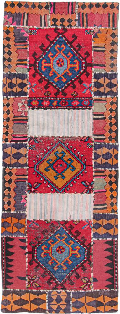 Persian Rug Kilim Patchwork 246x90 246x90, Persian Rug Woven by hand