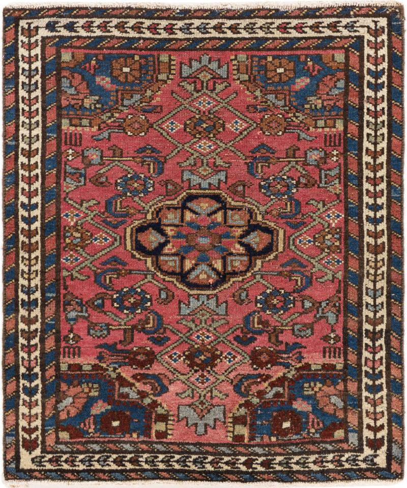 Persian Rug Bakhtiari Old 76x65 76x65, Persian Rug Knotted by hand