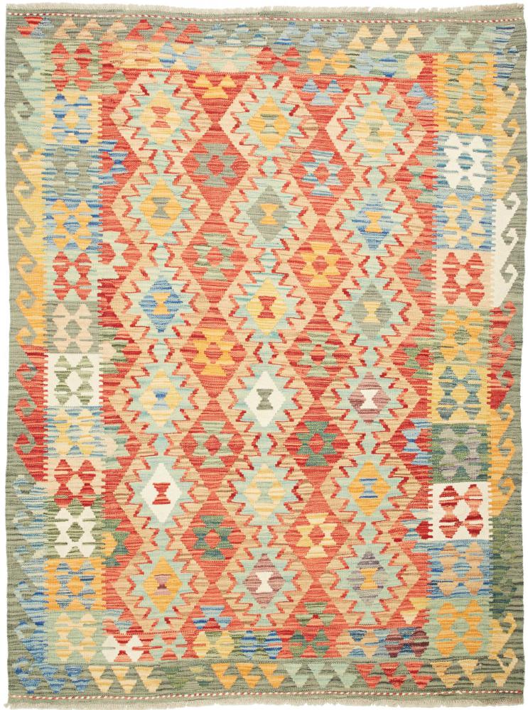 Tapete afegão Kilim Afegão 200x150 200x150, Tapete persa Tecido à mão