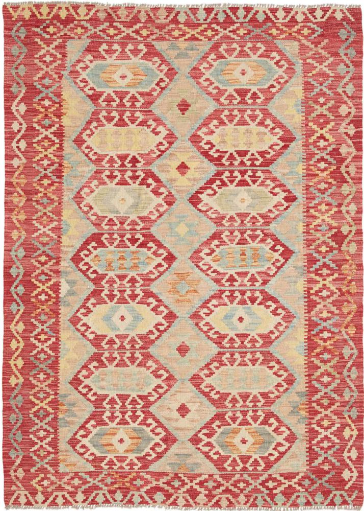 Tapis afghan Kilim Afghan 181x132 181x132, Tapis persan Tissé à la main