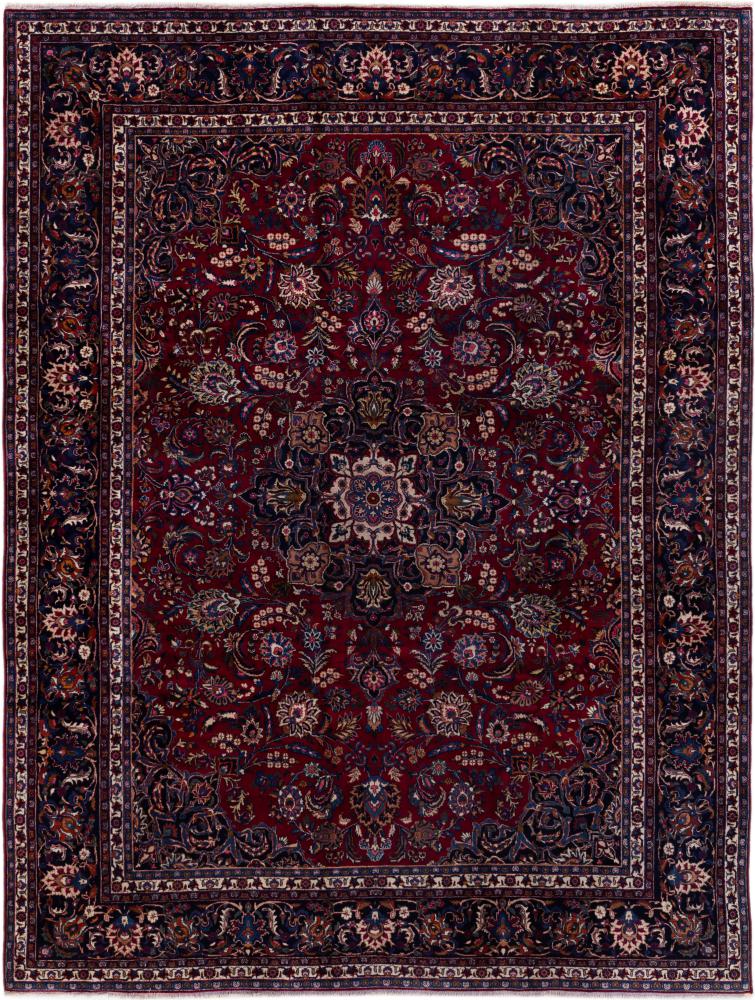 Tapis persan Mashhad 386x296 386x296, Tapis persan Noué à la main