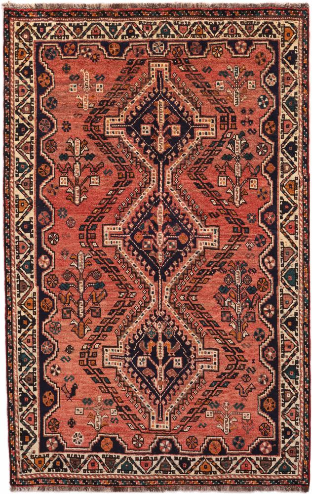 Tapete persa Shiraz 254x163 254x163, Tapete persa Atado à mão