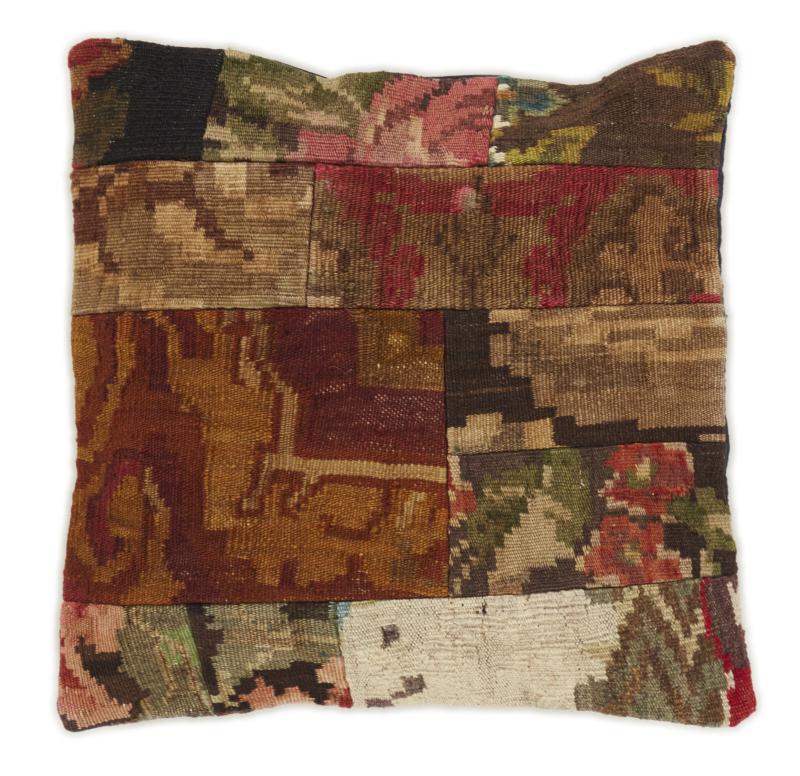 Tappeto indiano Rosen Kilim Kissen 51x49 51x49, Tappeto persiano Tessuto a mano