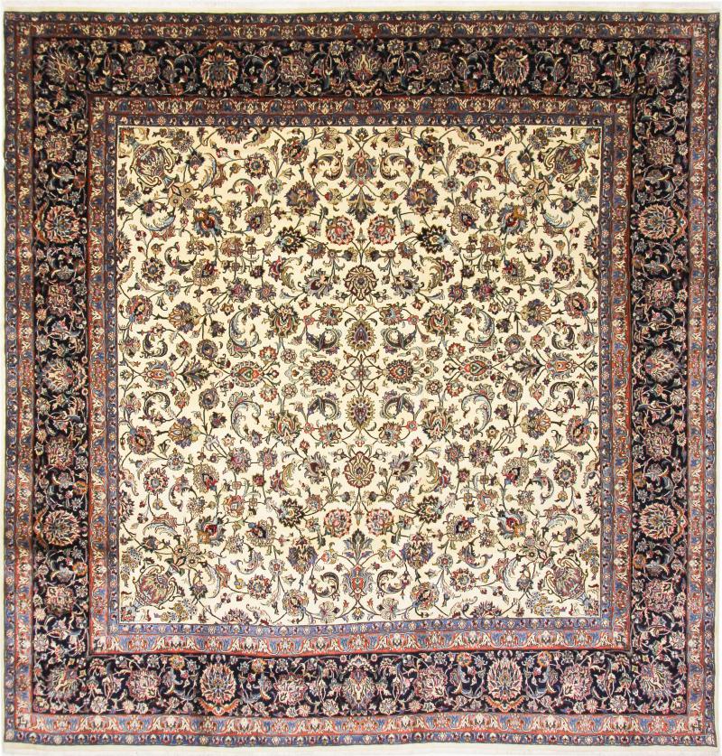 Tappeto persiano Mashhad 411x395 411x395, Tappeto persiano Annodato a mano