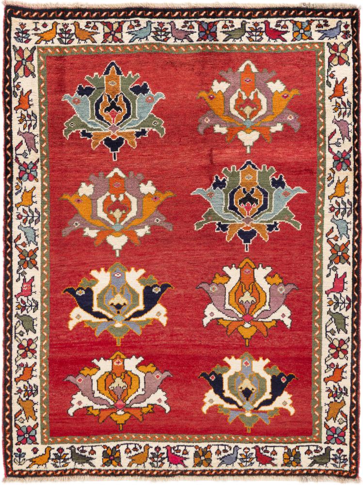 Persian Rug Persian Gabbeh Ghashghai 170x130 170x130, Persian Rug Knotted by hand