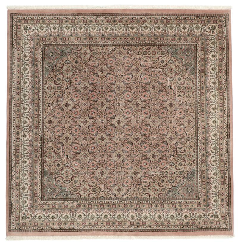 Ινδικό χαλί Indo Bidjar 202x200 202x200, Περσικό χαλί Οι κόμποι έγιναν με το χέρι