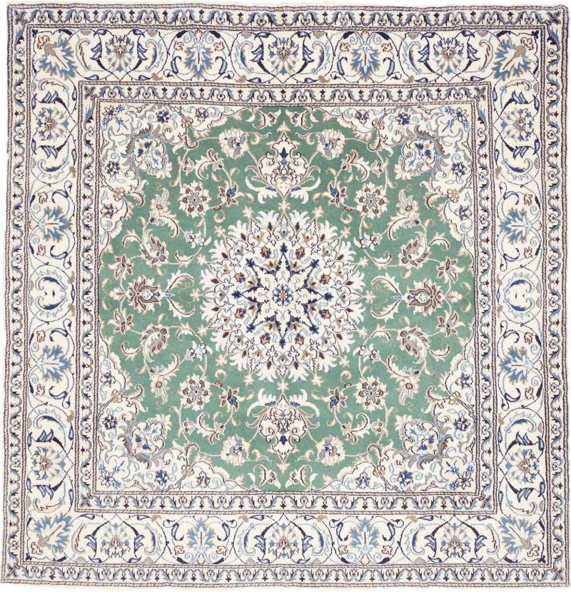 Persian rug Nain 6'6"x6'5" 6'6"x6'5", Persian rug Hand-knotted