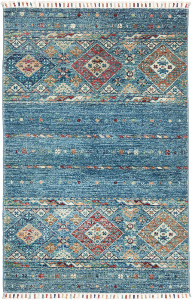 Πακιστανικό χαλί Arijana Shaal 125x82 125x82, Περσικό χαλί Χειροποίητο με κόμπους