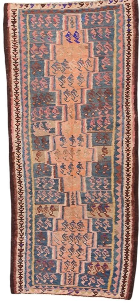 Persian Rug Kilim Fars Antique 289x119 289x119, Persian Rug Woven by hand