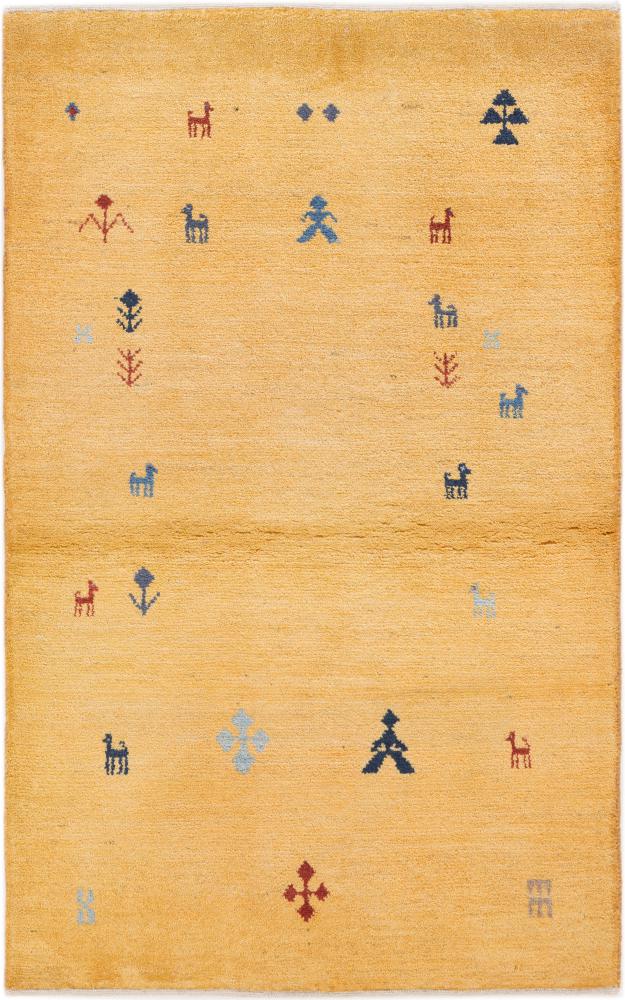 Tapis persan Persan Gabbeh 127x79 127x79, Tapis persan Noué à la main