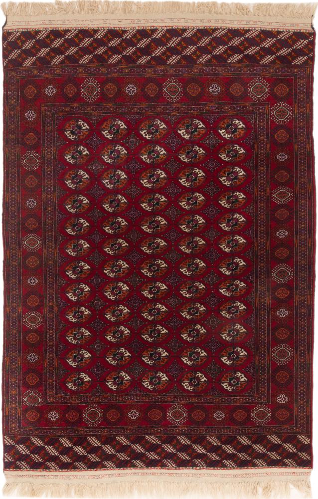 Tapis afghan Afghan Bukhara 269x186 269x186, Tapis persan Noué à la main