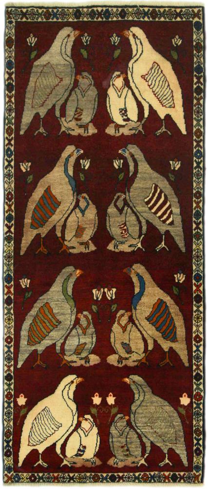 Persisk tæppe Shiraz 194x84 194x84, Persisk tæppe Knyttet i hånden