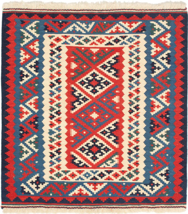 Tapete persa Kilim Fars 108x101 108x101, Tapete persa Tecido à mão