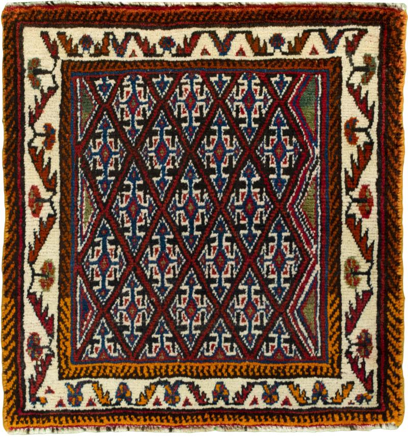 Perserteppich Shiraz 63x61 63x61, Perserteppich Handgeknüpft