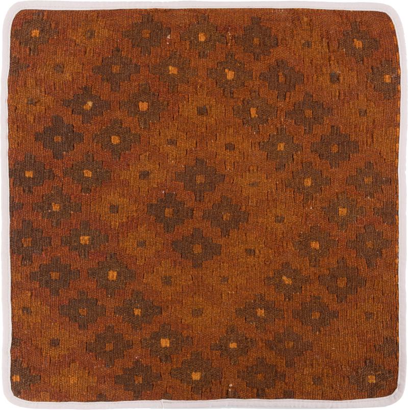 Afghan rug Kilim Afghan Cushion Cover 50x50 50x50, Persian Rug Knotted by hand