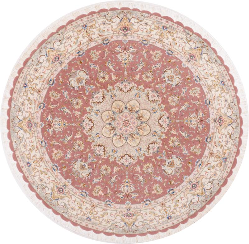 Tappeto persiano Tabriz 50Raj 199x197 199x197, Tappeto persiano Annodato a mano