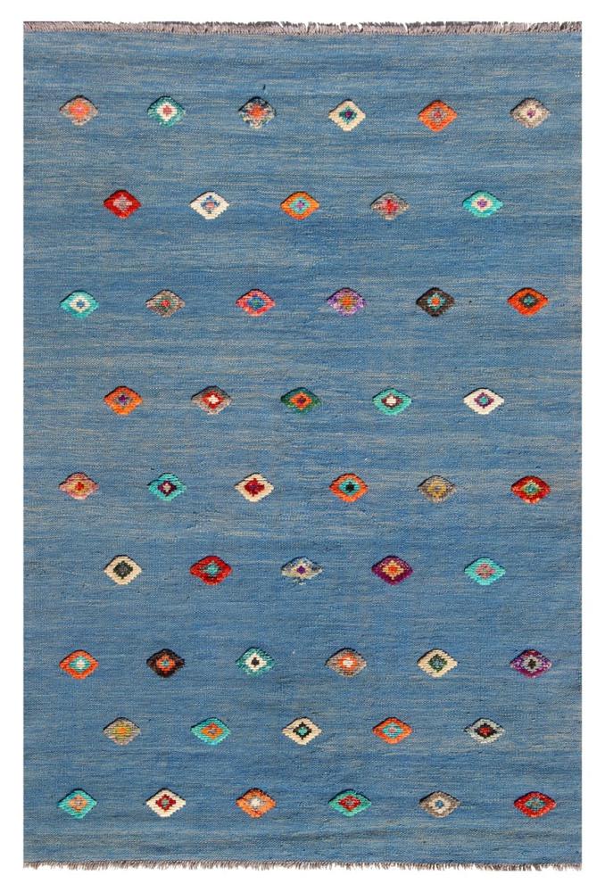 Alfombra afgana Kilim Afghan Nimbaft Edition 186x123 186x123, Alfombra persa Tejido a mano