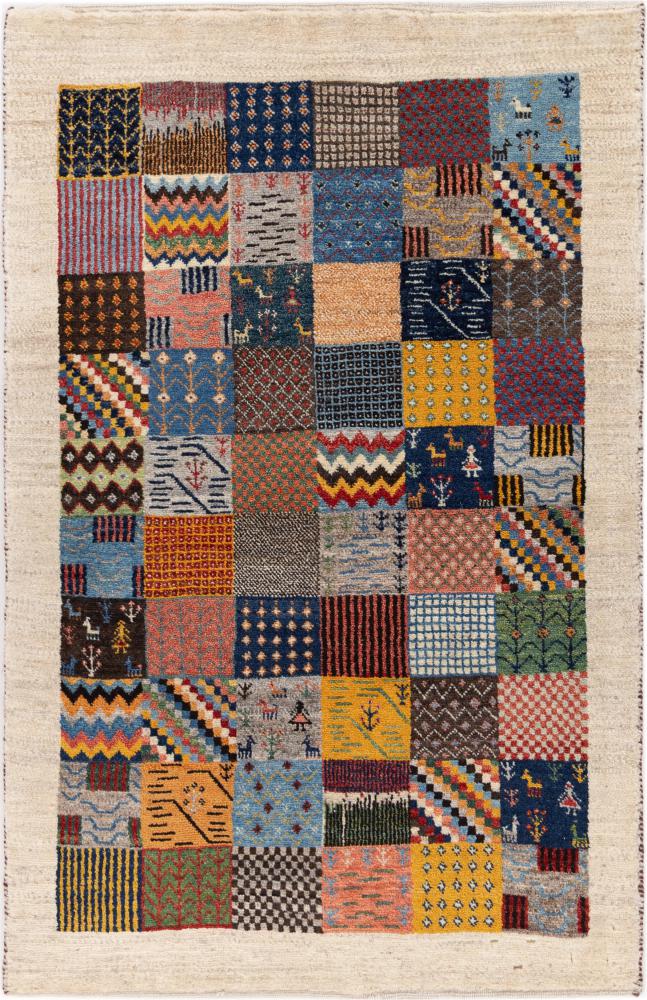 Persian rug Persian Gabbeh Loribaft 122x79 122x79, Persian rug Hand-knotted