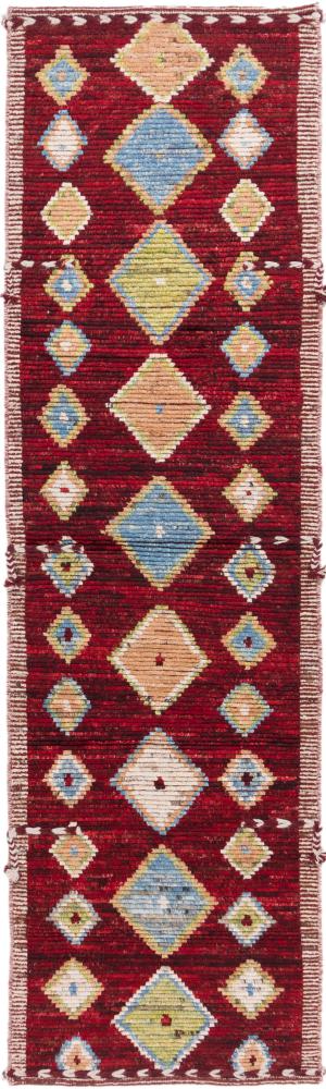Afghanischer Teppich Berber Design 288x80 288x80, Perserteppich Handgeknüpft