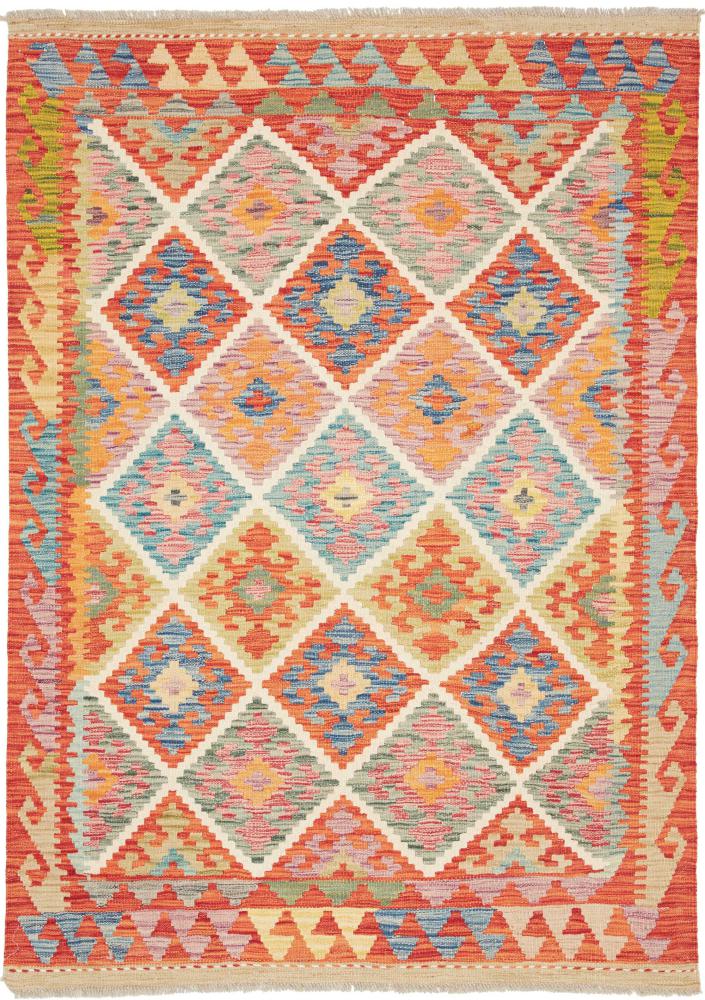 Tapis afghan Kilim Afghan 177x125 177x125, Tapis persan Tissé à la main