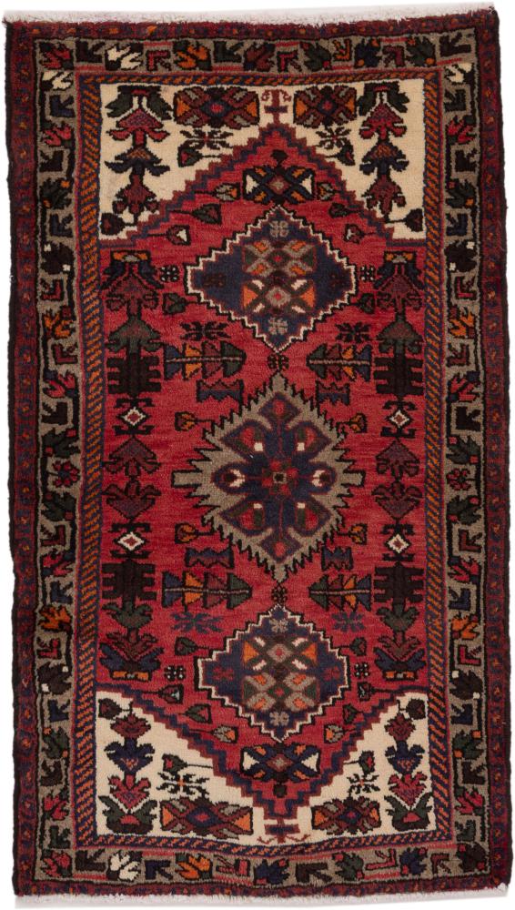 Perzisch tapijt Hamadan 129x75 129x75, Perzisch tapijt Handgeknoopte