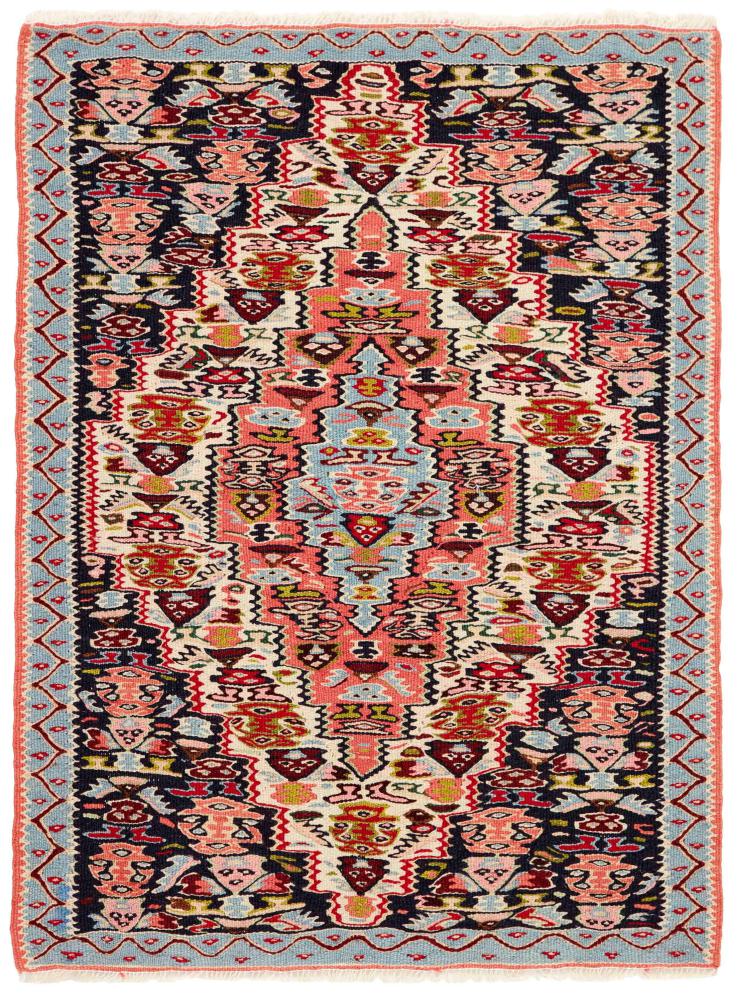 Tapete persa Kilim Senneh 104x79 104x79, Tapete persa Atado à mão