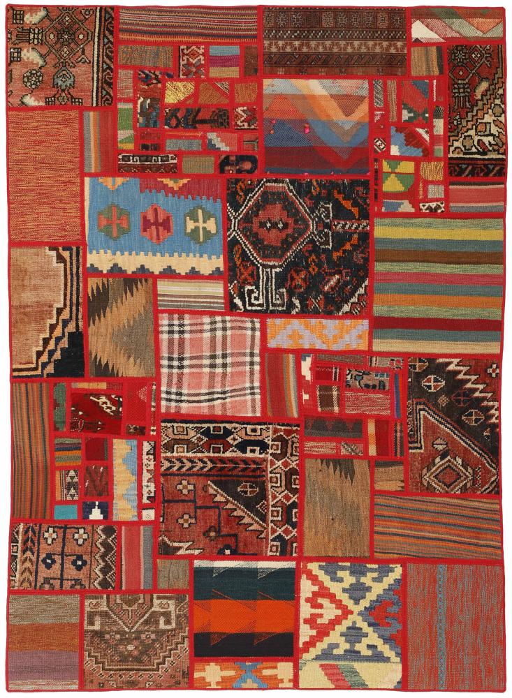 Perzsa szőnyeg Kilim Patchwork 201x139 201x139, Perzsa szőnyeg szőttesek