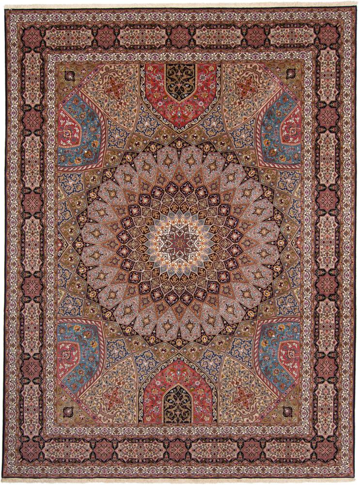 Tapete persa Tabriz 50Raj 399x301 399x301, Tapete persa Atado à mão